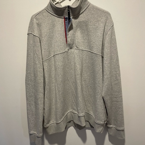 North River Outfitters Men's Gray Half-Zip Sweatshirt Gray Size XL - Picture 1 of 4
